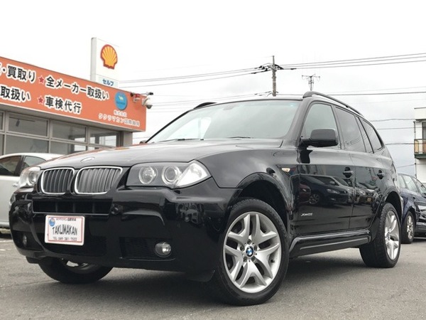 BMW　X3 xドライブ25i MスポーツパッケージⅠ 4WD 純正ナビ　ETC　パワーシート　クルコン