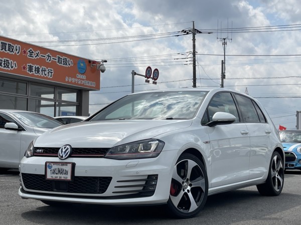 VWゴルフ GTI 純正ナビ Bカメラ ドラレコ  Pスタート ETC