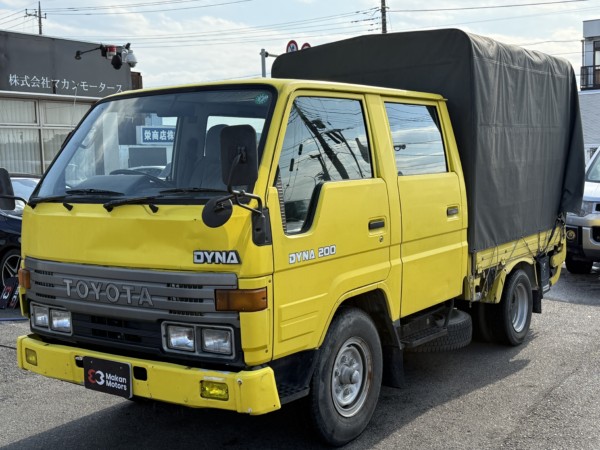 ダイナ 2.0ダブルキャブ高床 5MT 幌付き　パワーゲート