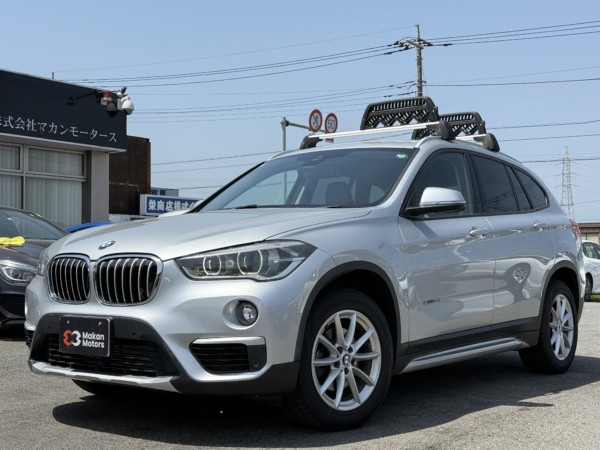 BMW　X1 xドライブ18d 4WD 1年保証付 禁煙車 純正ナビ  Bカメラ ETC
