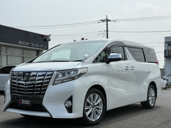 アルファード 2.5X 4WD 1年保証 Bカメラ ETC ドラレコ 後席モニタ