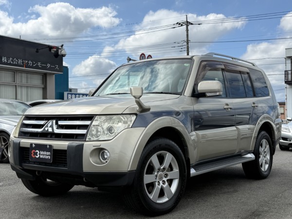 パジェロ ロング3.8エクシードX 4WD バックカメラ　ETC　ドラレコ　ヒーター付パワーシート