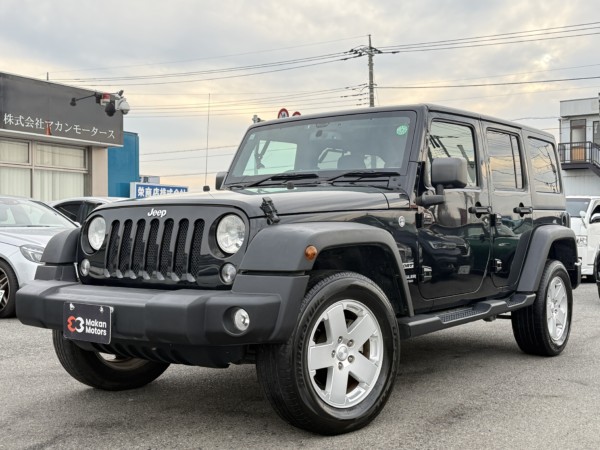 ジープラングラー アンリミテッド スポーツ 4WD ワンオーナーバックカメラ　ETC　ナビ　地デジTV　