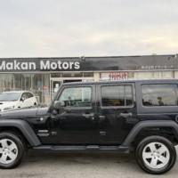 ジープラングラー アンリミテッド スポーツ 4WD ワンオーナーバックカメラ　ETC　ナビ　地デジTV　のサムネイル