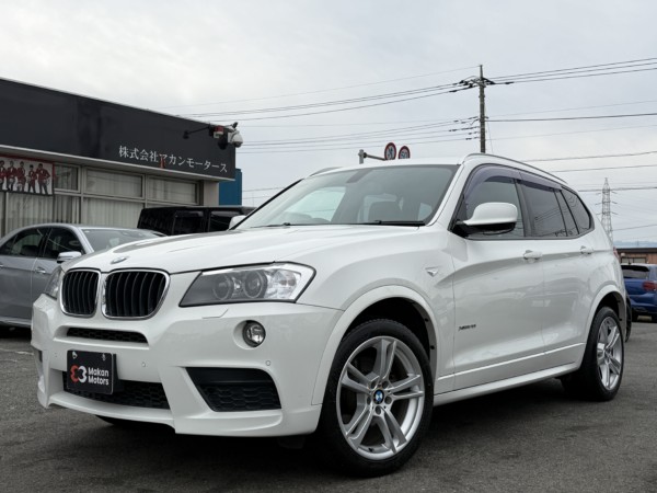BMW　X3 xドライブ28i Mスポーツパッケージ 4WD バックカメラ　スマートキー　ETC　パワーシート　ナビ　TV