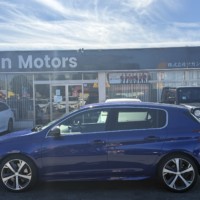 プジョー308 5ドアGTブルーHDiディーゼルターボ バックカメラ　ETC　ドラレコ　ナビ　TVのサムネイル