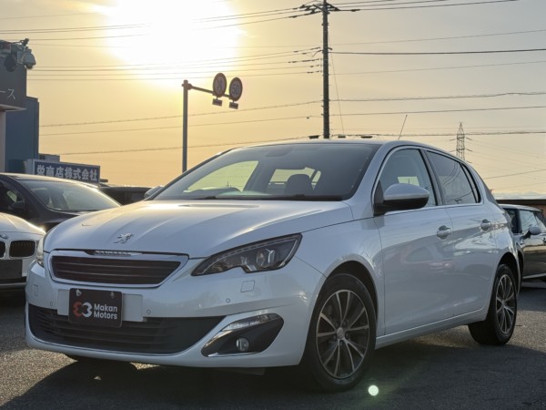 プジョー308 5ドア アリュール ブルーHDiディーゼルT バックカメラ　ETC　スマートキー　　