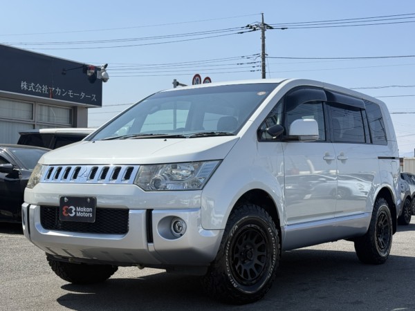 デリカD:5 2.4Gパワーパッケージ 4WD プレミア社1年保証バックカメラ　後席モニター　ETC　ドラレコ　両側パワースライドドア　ナビ　TV