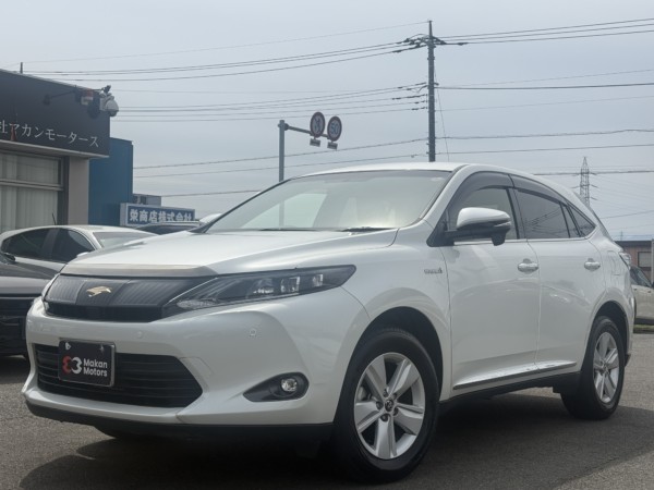 ハリアー 2.5ハイブリッドE-Fourグランド 4WD 全国対応プラチナ2年保証付　バックカメラ　ETC　ナビ　TV　スマートキー　ワンオーナー