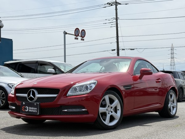 メルセデス・ベンツ SLK200BlueEFFICIENCY MT プレミア社1年保証付　6MT　レザーシート　バックカメラ　ETC　ナビ