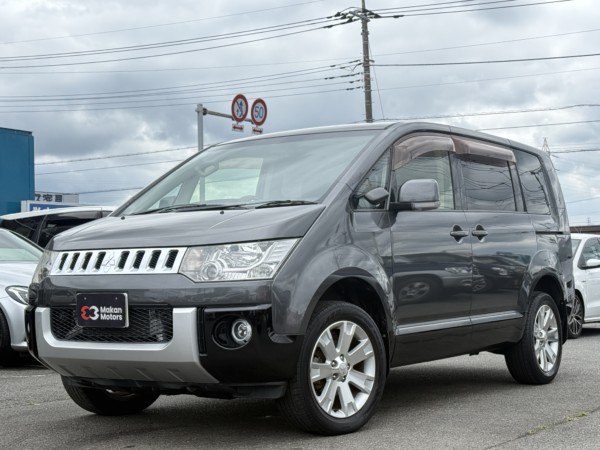 デリカD:5 2.2DT Dパワーパッケージ 4WD プレミア社1年保証付　バックカメラ　ETC　両側パワースライドドア　ナビ　TV　ディーゼル